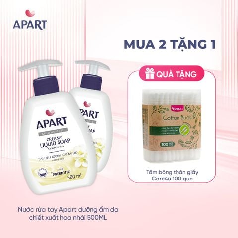 Nước rửa tay Apart dưỡng ẩm da chiết xuất hoa nhài 500ML