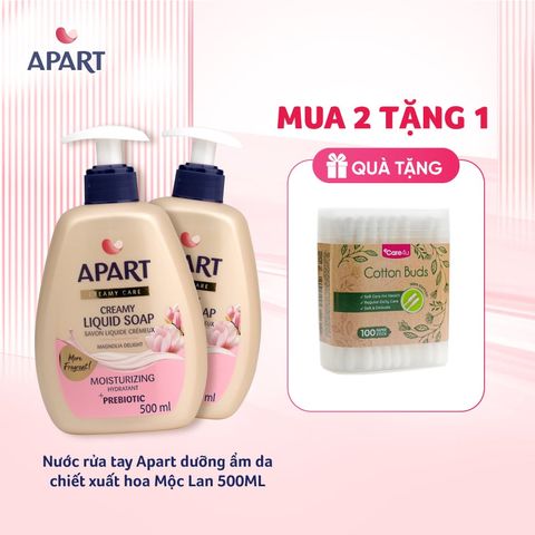 Nước rửa tay Apart làm sạch, dưỡng ẩm da tay hương hoa Mộc Lan 500ml