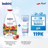 Gel tắm trẻ em tạo bọt Bobini Fun mềm mịn hương dâu tây 1+ tuổi 500ML
