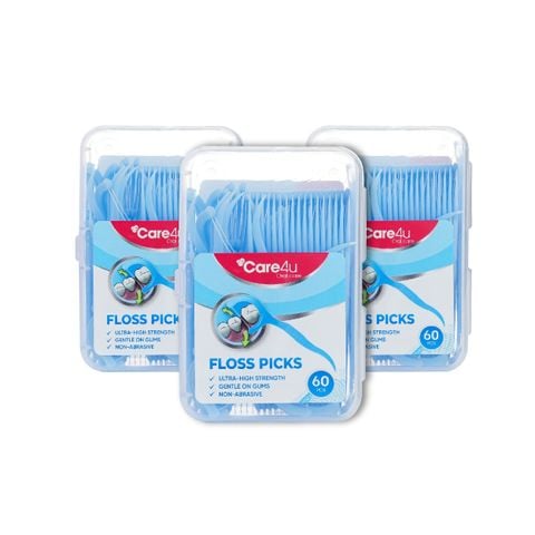 Combo 3 Chỉ kẽ răng Care4u hộp 60 chiếc_CARE6000X