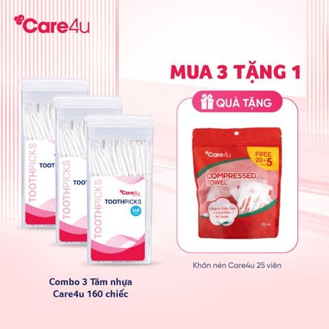 Tăm nhựa Care4u 160 chiếc