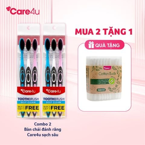 Bàn chải đánh răng Care4u sạch sâu