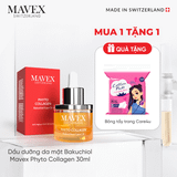[Tặng BTT Care4u] Dầu dưỡng da mặt Bakuchiol Mavex Phyto Collagen giảm dấu hiệu lão hoá và nếp nhăn 30ML