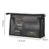 Combo 3 Túi đựng mỹ phẩm cao cấp Care4u 21.5x8.5x14.5 cm