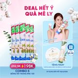 Combo 5 Bông tẩy trang Ipek siêu mềm mịn 150 miếng