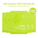 Combo 5 Mặt nạ Daliv chiết xuất Rau má dưỡng ẩm, làm dịu da 27g