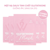 Combo 5 Mặt nạ Daliv tinh chất Glutathione dưỡng ẩm, sáng da 27g