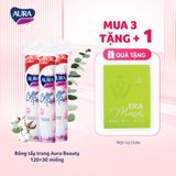 Bông tẩy trang Aura Beauty 120+30 miếng