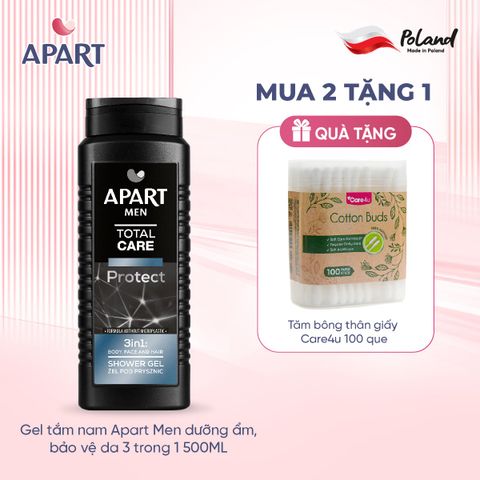 Gel tắm nam Apart Men dưỡng ẩm, bảo vệ da 3 trong 1 500ML