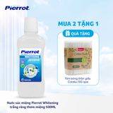 Nước súc miệng Pierrot Whitening trắng răng thơm miệng 500ML