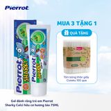 Gel đánh răng trẻ em Pierrot Sharky Calci hữu cơ hương táo 75ML