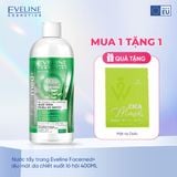 Nước tẩy trang Eveline Facemed+ dịu mát da chiết xuất lô hội 400ML
