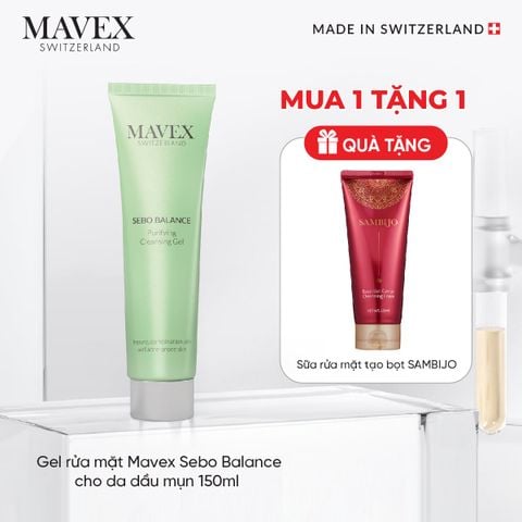 Gel rửa mặt Mavex Sebo Balance cho da dầu mụn 150ML