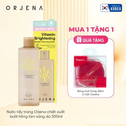 Nước tẩy trang Orjena chiết xuất bưởi hồng làm sáng da 300ML