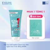 Gel rửa mặt Eveline Clean Your Skin ngừa mụn 3 tác động 200ML