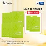 Combo 10 Mặt nạ Daliv chiết xuất Rau má dưỡng ẩm, làm dịu da 27g