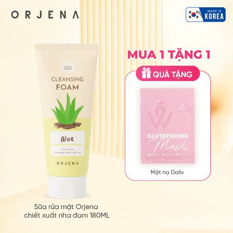 Sữa rửa mặt Orjena chiết xuất nha đam 180ML