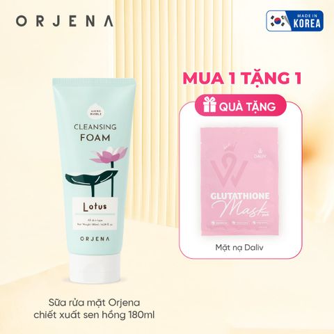 Sữa rửa mặt Orjena chiết xuất sen hồng 180ML