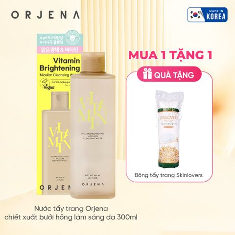 Nước tẩy trang Orjena chiết xuất bưởi hồng làm sáng da 300ML