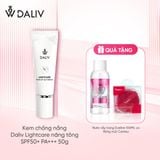 Kem chống nắng Daliv Lightcare nâng tông SPF50+ PA+++ 50g
