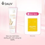 Sữa rửa mặt Daliv dưỡng ẩm, làm sáng da 120ML