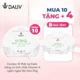 Combo 10 Mặt nạ Daliv nâng cơ tinh chất Vitamin A ngăn ngừa lão hóa 30g