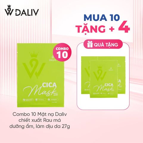 Mặt nạ Daliv chiết xuất Rau má dưỡng ẩm, làm dịu da 27g