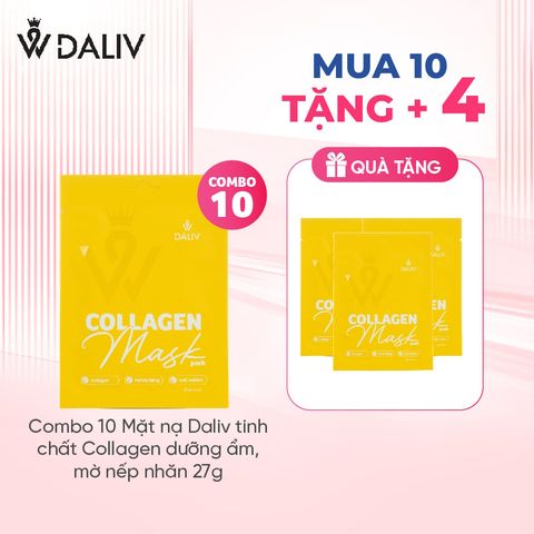 Mặt nạ Daliv tinh chất Collagen dưỡng ẩm, mờ nếp nhăn 27g