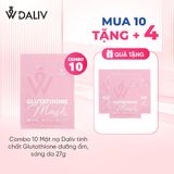 Mặt nạ Daliv tinh chất Glutathione dưỡng ẩm, sáng da 27g