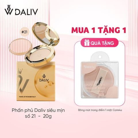 Phấn phủ Daliv siêu mịn số 21 20g