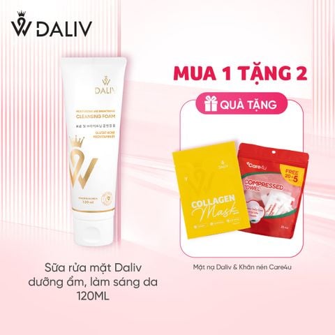 Sữa rửa mặt Daliv dưỡng ẩm, làm sáng da 120ML