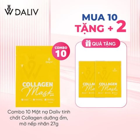 Mặt nạ Daliv tinh chất Collagen dưỡng ẩm, mờ nếp nhăn 27g