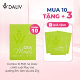 Combo 10 Mặt nạ Daliv chiết xuất Rau má dưỡng ẩm, làm dịu da 27g