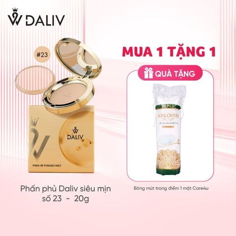 Phấn phủ Daliv siêu mịn số 23 20g