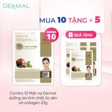 Mặt nạ Dermal dưỡng da tinh chất ốc sên và collagen 23g