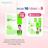 Mặt nạ Dermal dưỡng da tinh chất dưa leo và collagen 23g
