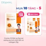 Mặt nạ Dermal dưỡng da tinh chất Q10 và collagen 23g