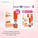 Mặt nạ Dermal dưỡng da tinh chất hồng sâm và collagen 23g
