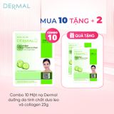 Mặt nạ Dermal dưỡng da tinh chất dưa leo và collagen 23g