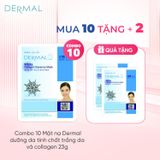 Mặt nạ Dermal dưỡng da tinh chất trắng da và collagen 23g