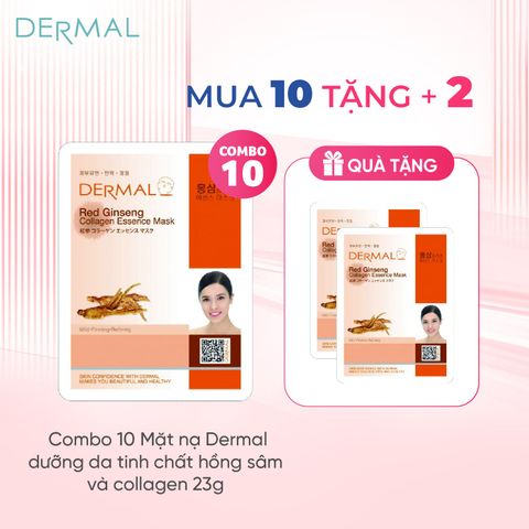 Mặt nạ Dermal dưỡng da tinh chất hồng sâm và collagen 23g