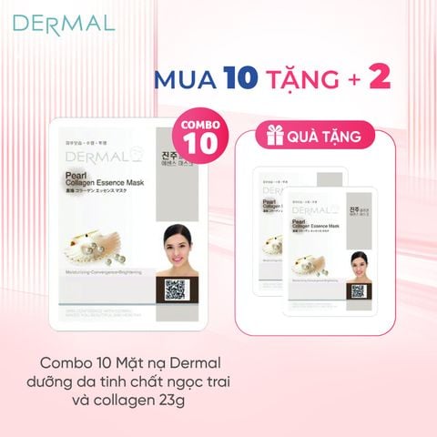 Mặt nạ Dermal dưỡng da tinh chất ngọc trai và collagen 23g