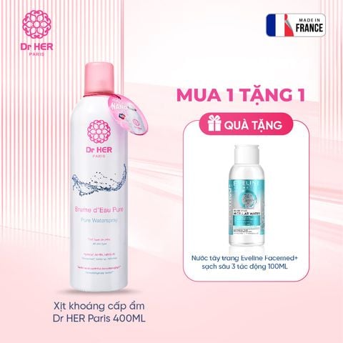 Xịt khoáng cấp ẩm Dr HER Paris 400ML