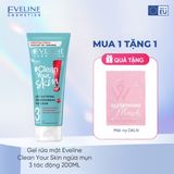 Gel rửa mặt Eveline Clean Your Skin ngừa mụn 3 tác động 200ML