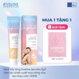 Kem tẩy lông Eveline Sensitiv Epil làm dịu chiết xuất hoa hồng cho da nhạy cảm 125ML