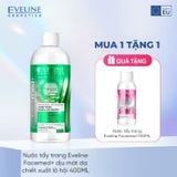 Nước tẩy trang Eveline Facemed+ dịu mát da chiết xuất lô hội 400ML
