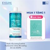 Nước tẩy trang Eveline Hyaluron Clinic B5 dưỡng ẩm da 500ML