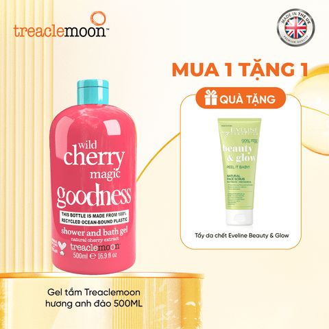 [Tặng TDC Eveline] Gel tắm Treaclemoon hương anh đào 500ML