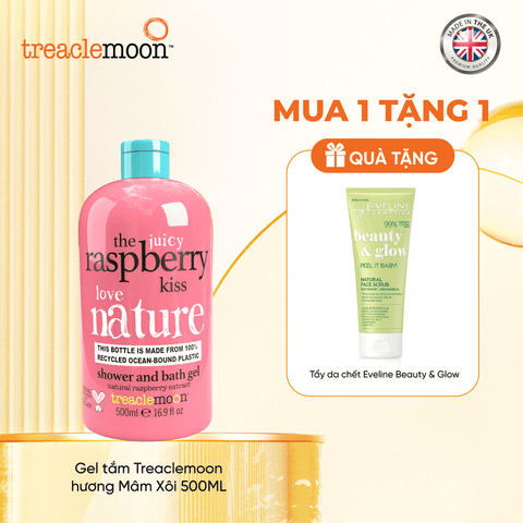 [Tặng TDC Eveline] Gel tắm Treaclemoon hương mâm xôi 500ML