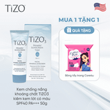 [Tặng BTT Care4u] Kem chống nắng khoáng chất TiZO3 kiêm kem lót có màu SPF40 PA+++ 50g